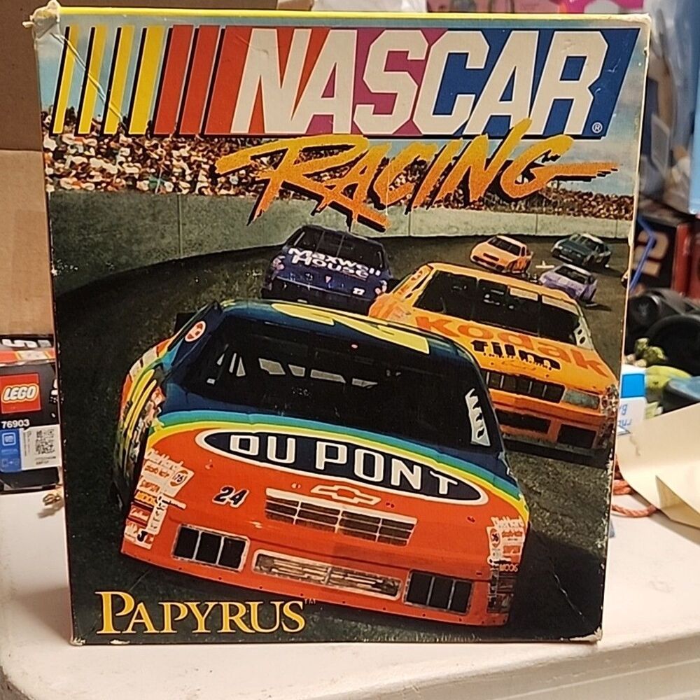 CIB NASCAR Racing 1994 Papyrus MS - DOS 3.5" Version Big Box